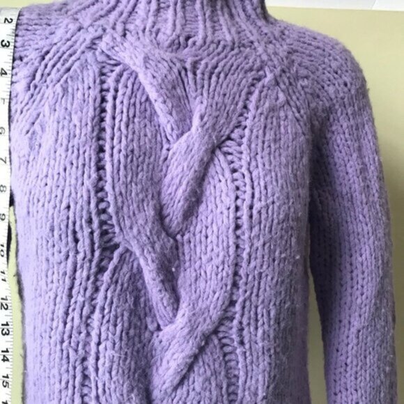 Deane &White Vintage Y2K Hand Knit Cable Chunky Sweater Wool Coastal Fisherman L - Picture 5 of 16